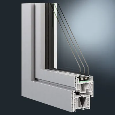 Fenster mit Aludeckschale